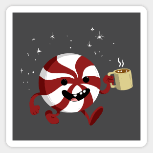 Christmas peppermint Sticker